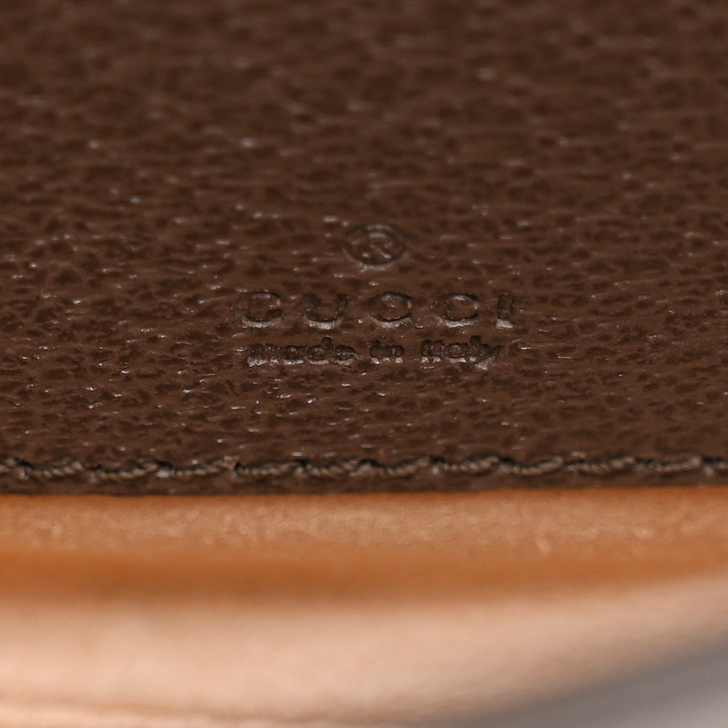 GG Supreme Monogram Textured Dollar Calfskin Web Mini Ophidia Flap Shoulder Bag Beige Ebony New Acero