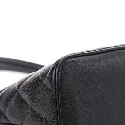 Chanel Caviar Quilted Medallion Tote Black 11 of 16