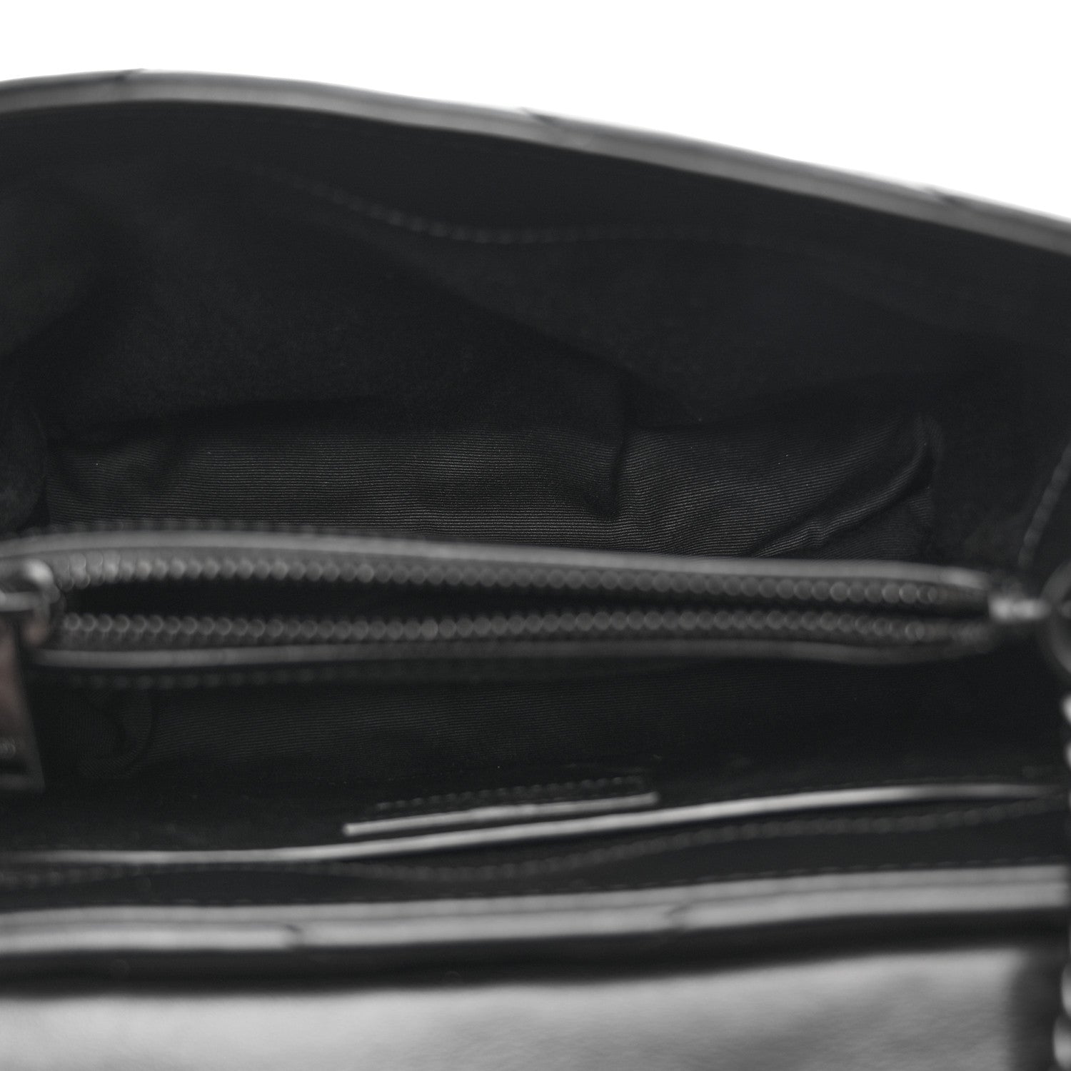 Saint Laurent Calfskin Y Quilted Monogram Monochrome Small Loulou Chain Satchel Black 5 of 13