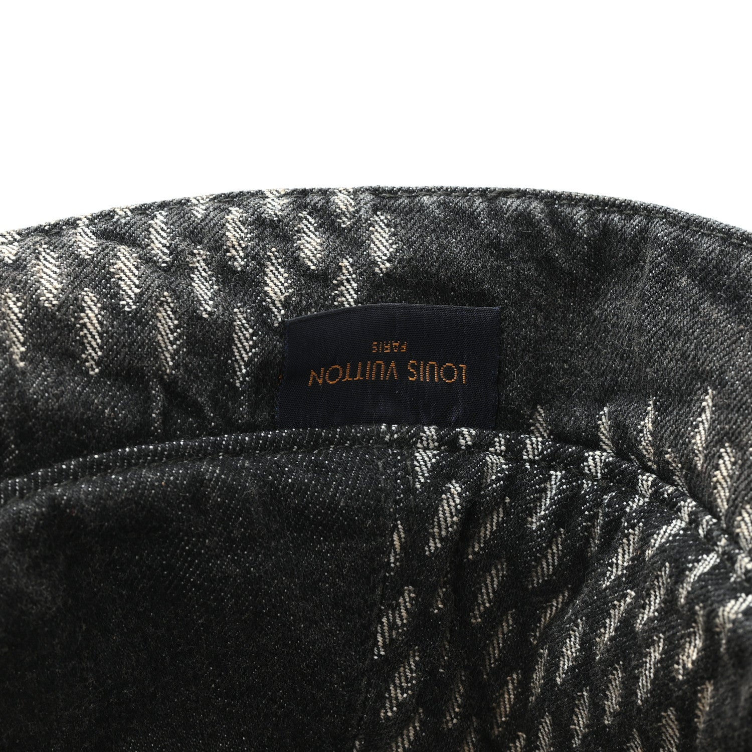 Louis Vuitton x NIGO Monogram Giant Denim Giant Damier Wave Sun Hat 60 Gray 8 of 8