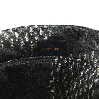 Louis Vuitton x NIGO Monogram Giant Denim Giant Damier Wave Sun Hat 60 Gray 8 of 8