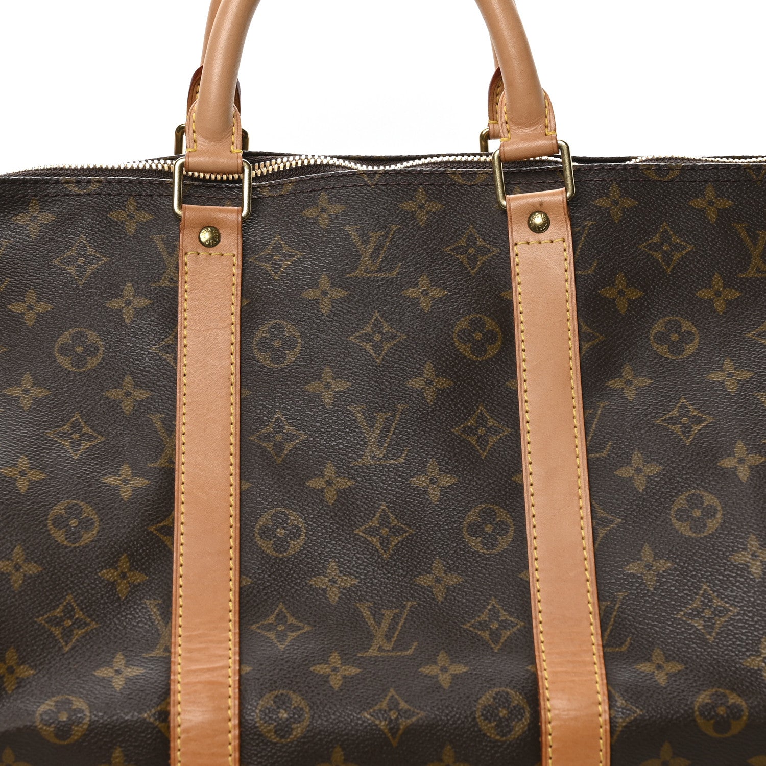 Louis Vuitton Monogram Keepall Bandouliere 55 7 of 9