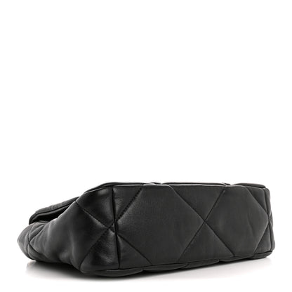 Chanel Lambskin Quilted Medium Chanel 19 Flap Black 4 of 13