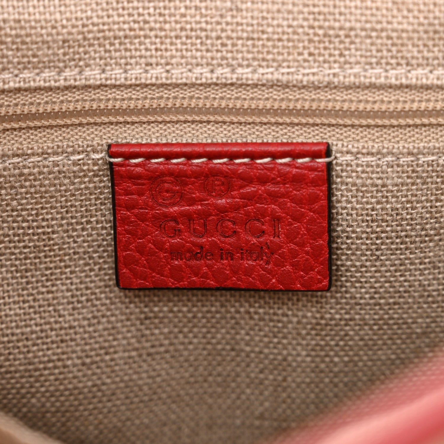 Gucci Monogram Small Bree Tote Red 6 of 10
