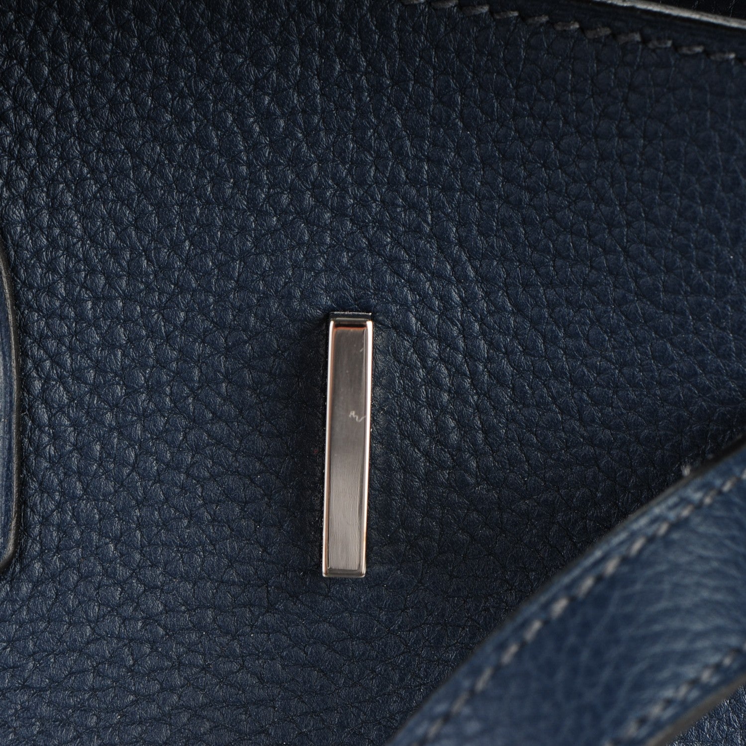 Hermes Taurillon Clemence Birkin 35 Bleu De Prusse 17 of 26