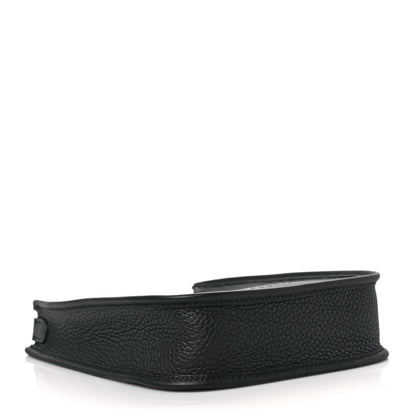Hermes Taurillon Clemence Evelyne TPM Black 4 of 9