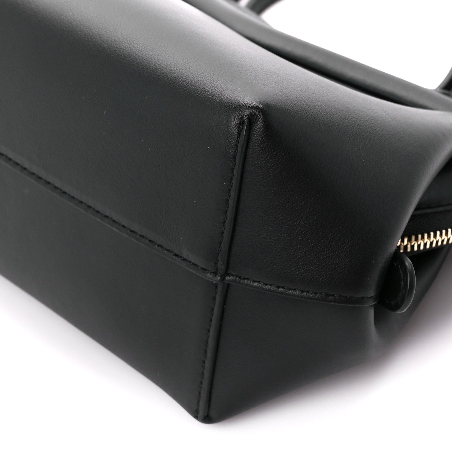 Mansur Gavriel Smooth Calfskin Mini M Frame Crossbody Bag Black 11 of 11