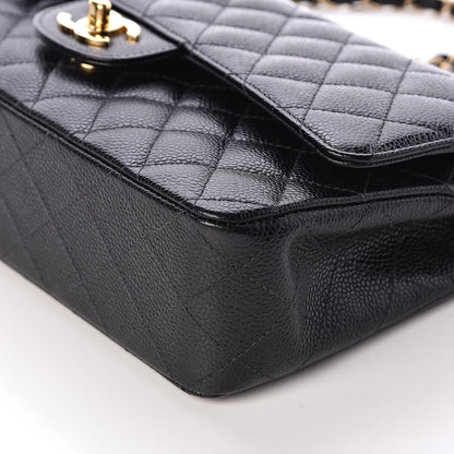 Chanel Caviar Quilted Medium Double Flap Black 9 of 12
