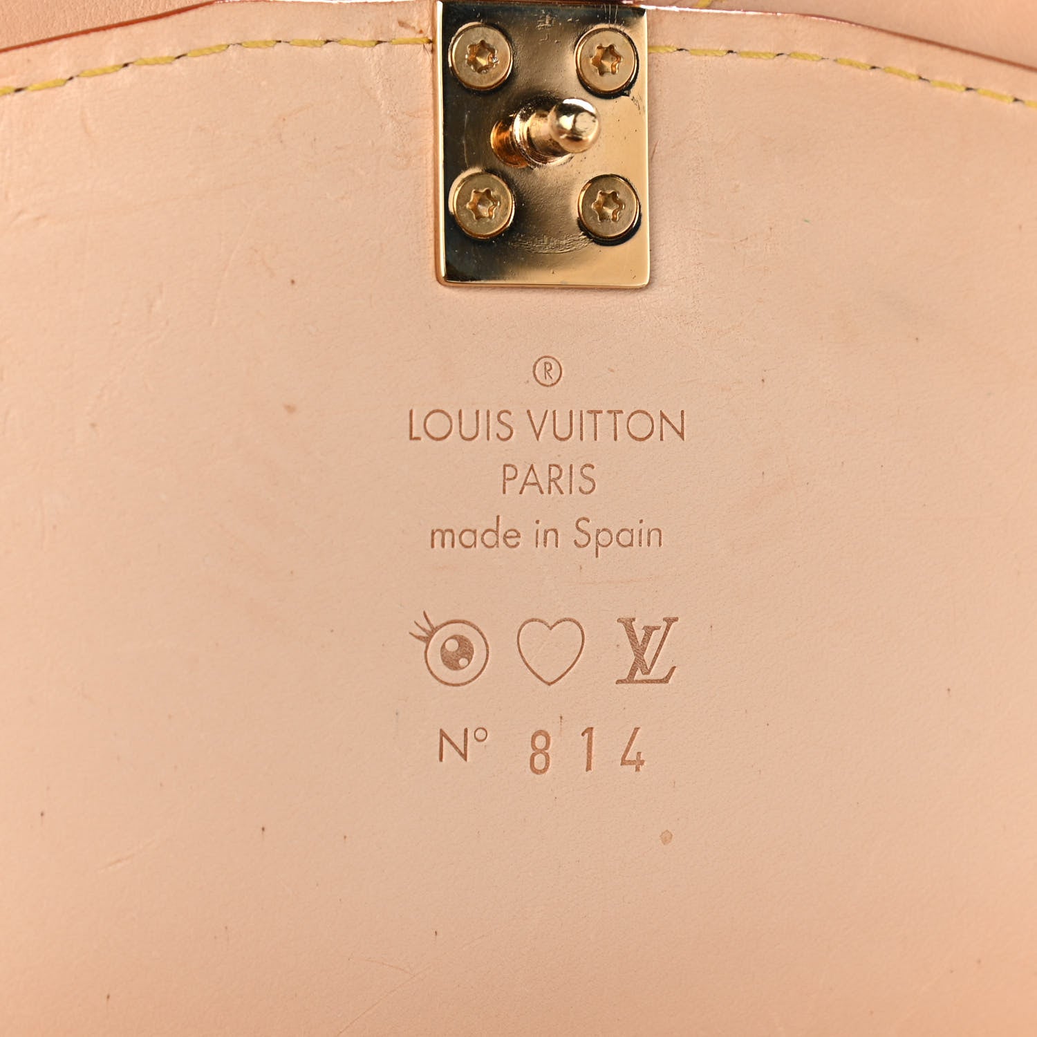 Louis Vuitton Monogram Multicolor Murakami Eye Love You White 6 of 12