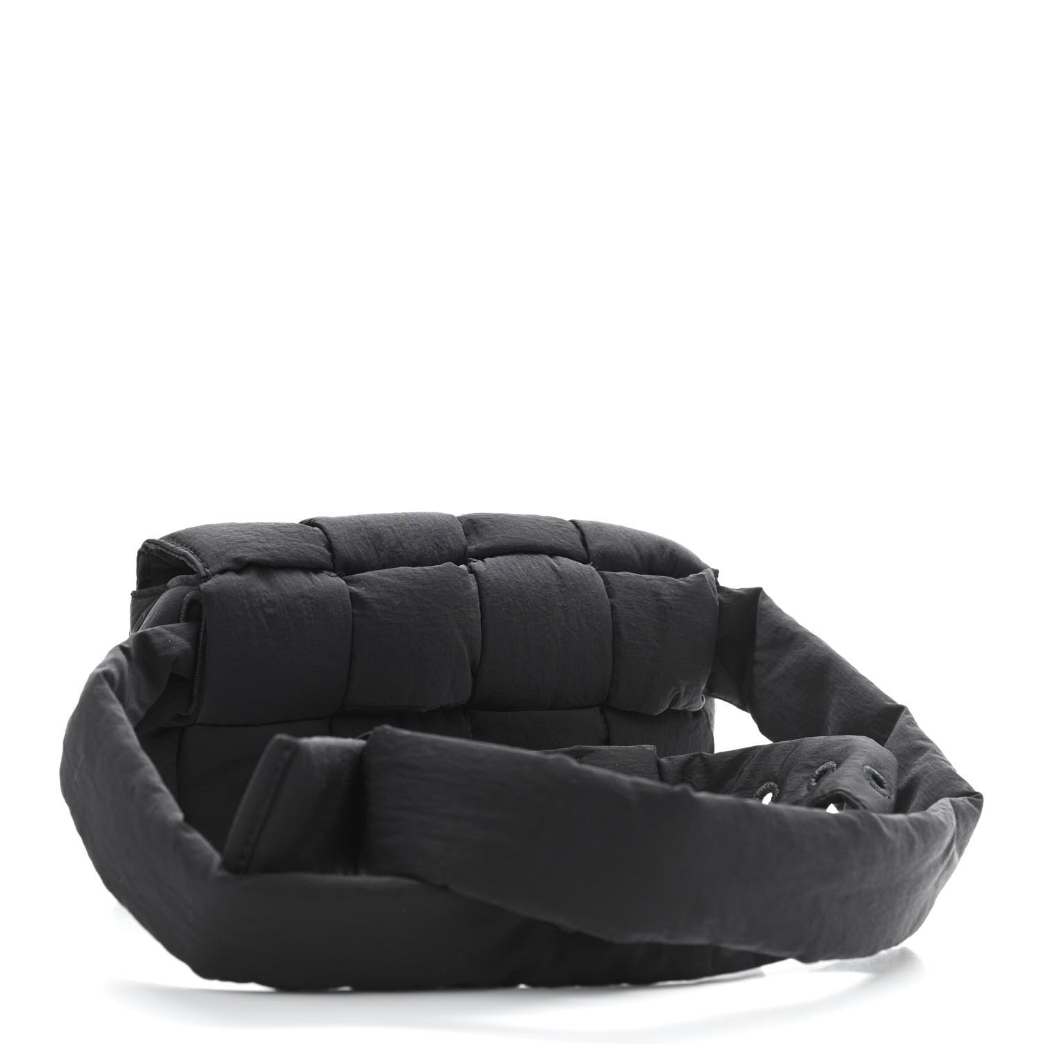 Bottega Veneta Nylon Intrecciato Padded Tech Cassette Belt Bag Black 3 of 10