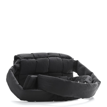 Bottega Veneta Nylon Intrecciato Padded Tech Cassette Belt Bag Black 3 of 10