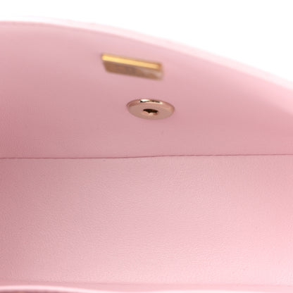 Chanel Lambskin Quilted Mini Top Handle Rectangular Flap Light Pink 5 of 12