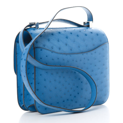 Hermes Ostrich Constance 24 Mykonos 3 of 11
