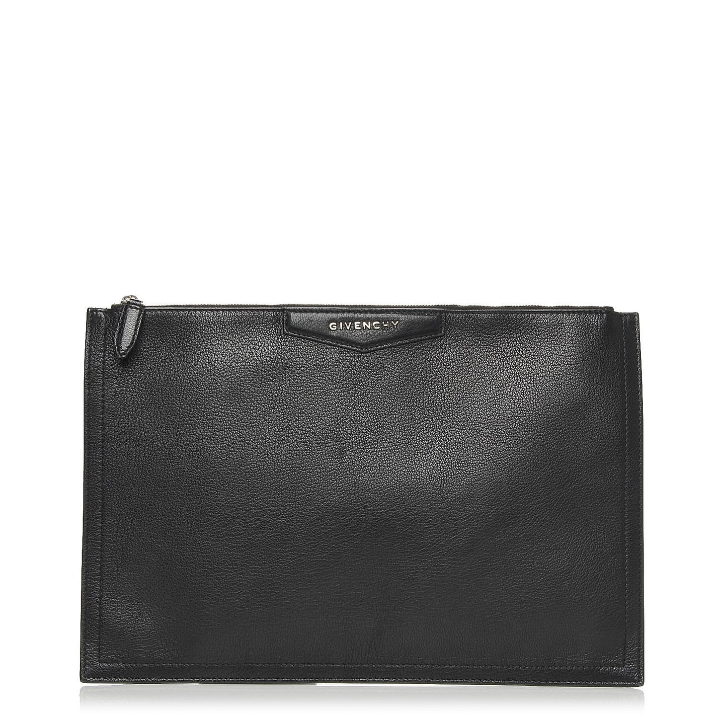 Sugar Goatskin Large Antigona Pouch Black