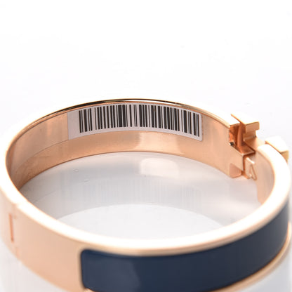 Hermes Narrow Enamel Clic Clac H Bracelet PM Bleu Biarritz 4 of 7