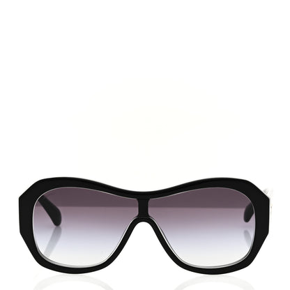 Chanel Acetate Crystal CC Shield Sunglasses 5497-B-A Black 2 of 7