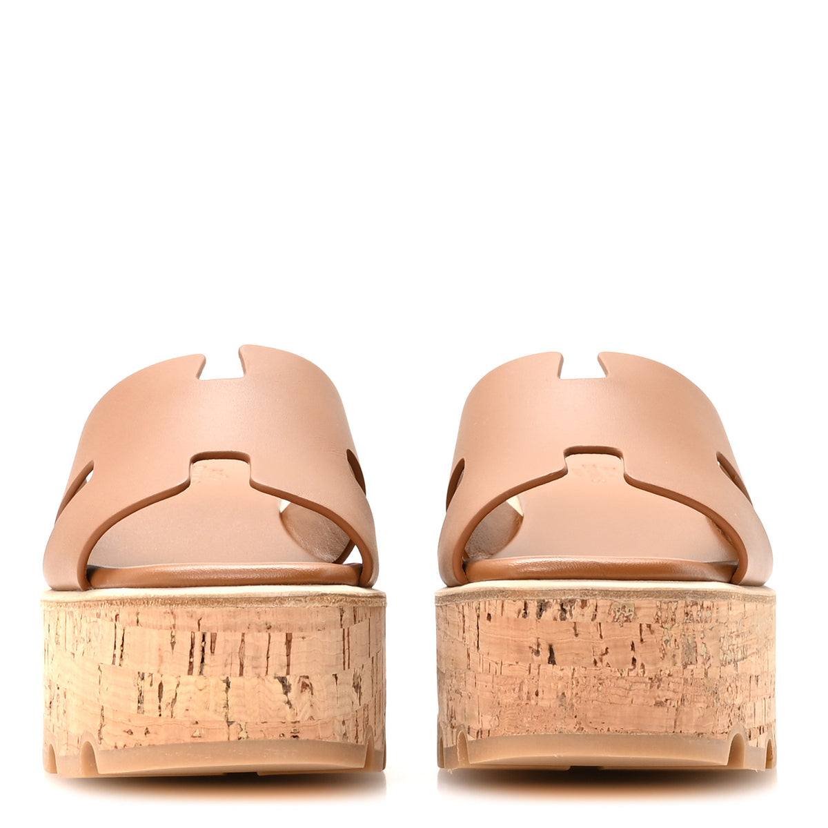 Calfskin Cork Eze 30 Sandals 36 Gold