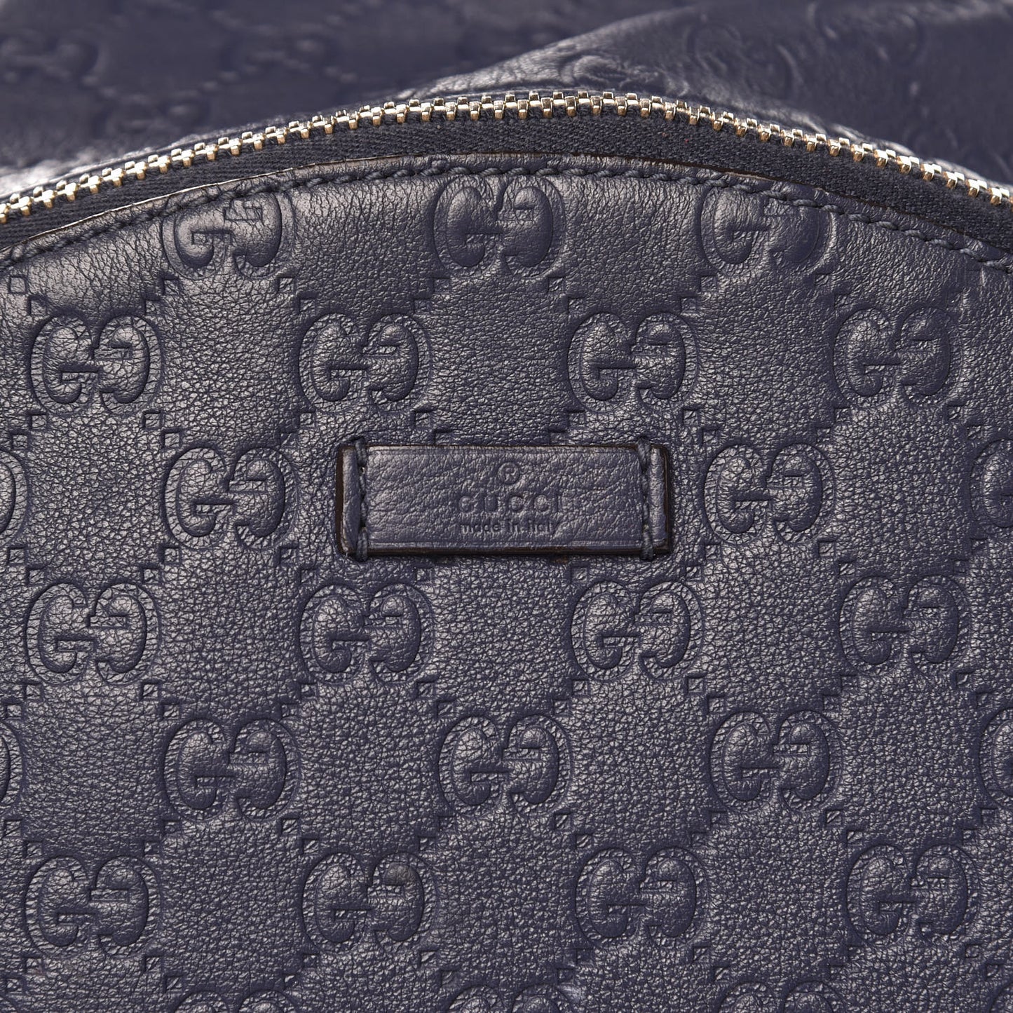 Guccissima Medium Classic Backpack Blue