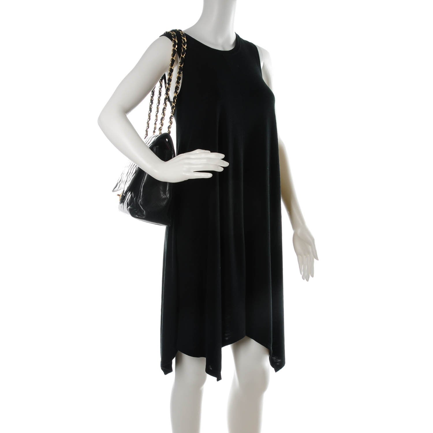 Chanel Caviar Quilted Maxi Double Flap Black 2 of 9