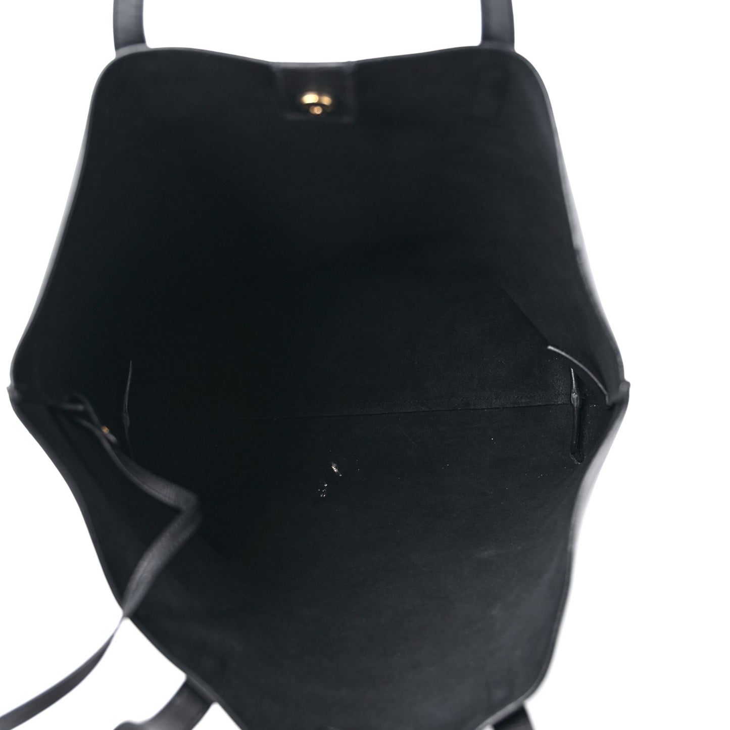 Calfskin Medium Shopping Tote Black