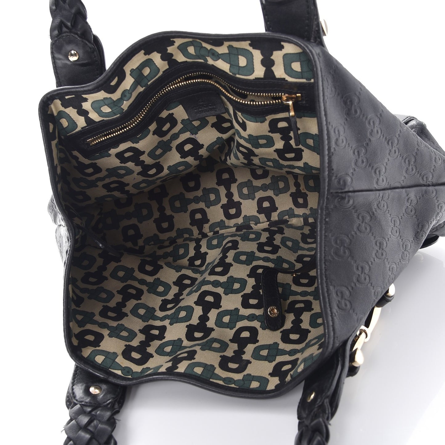 Guccissima Small Pelham Shoulder Bag Black