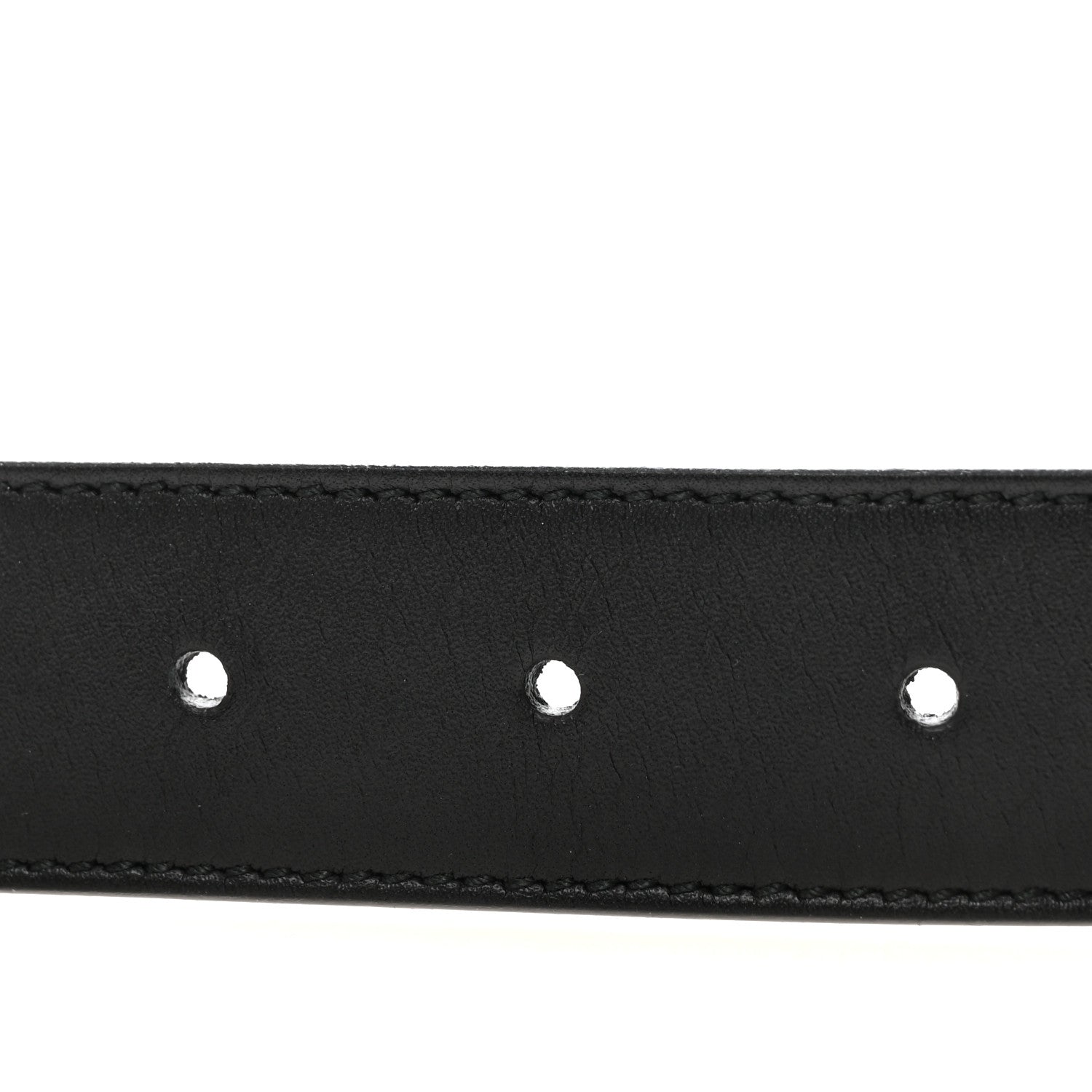 Gucci Calfskin Double G 30mm Belt 80 32 Black 3 of 6
