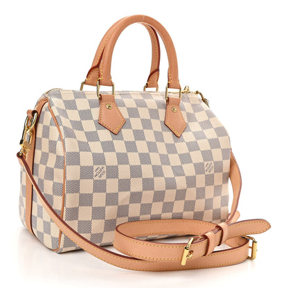 Louis Vuitton Damier Azur Speedy Bandouliere 25 3 of 12