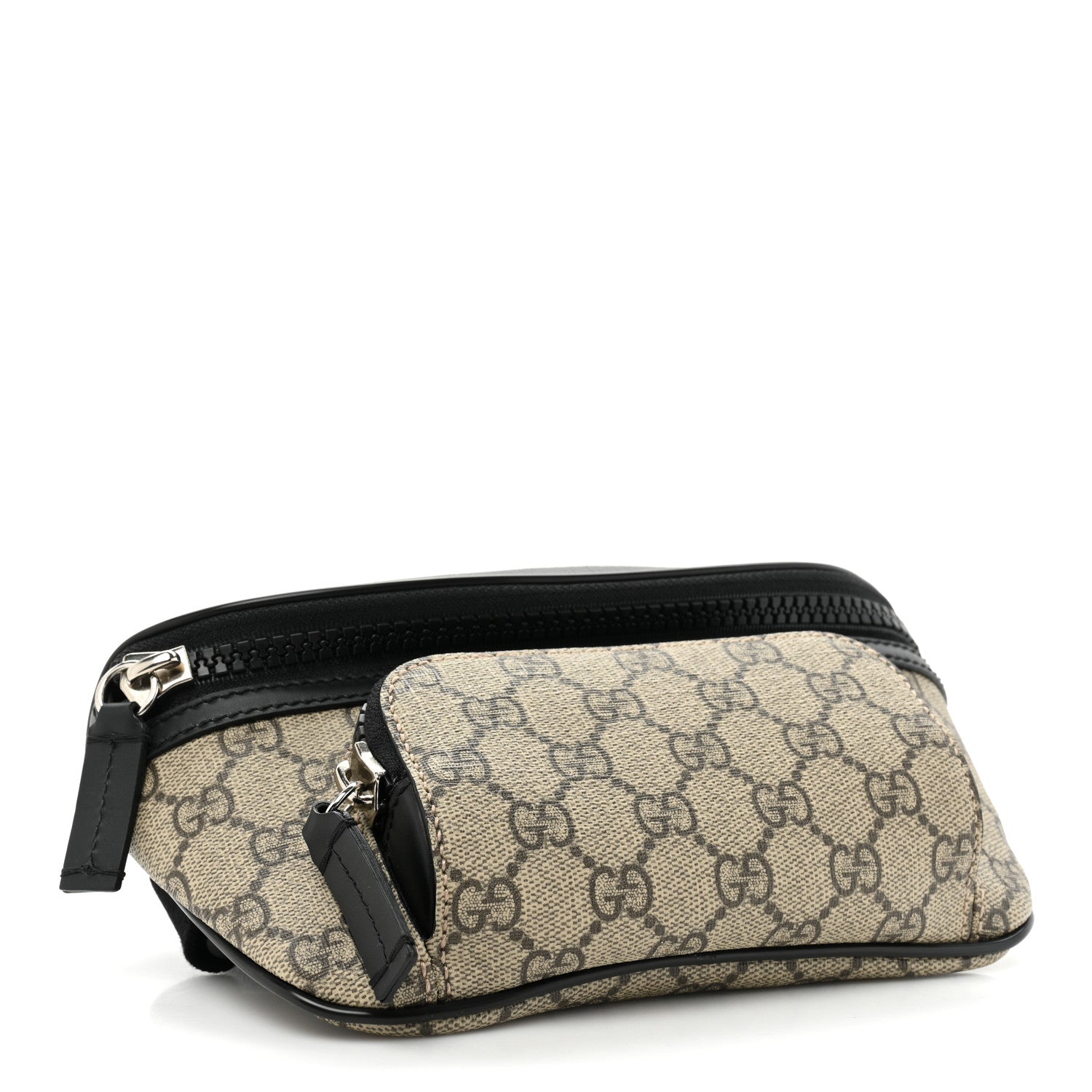 Gucci GG Supreme Monogram Belt Bag Black 4 of 11