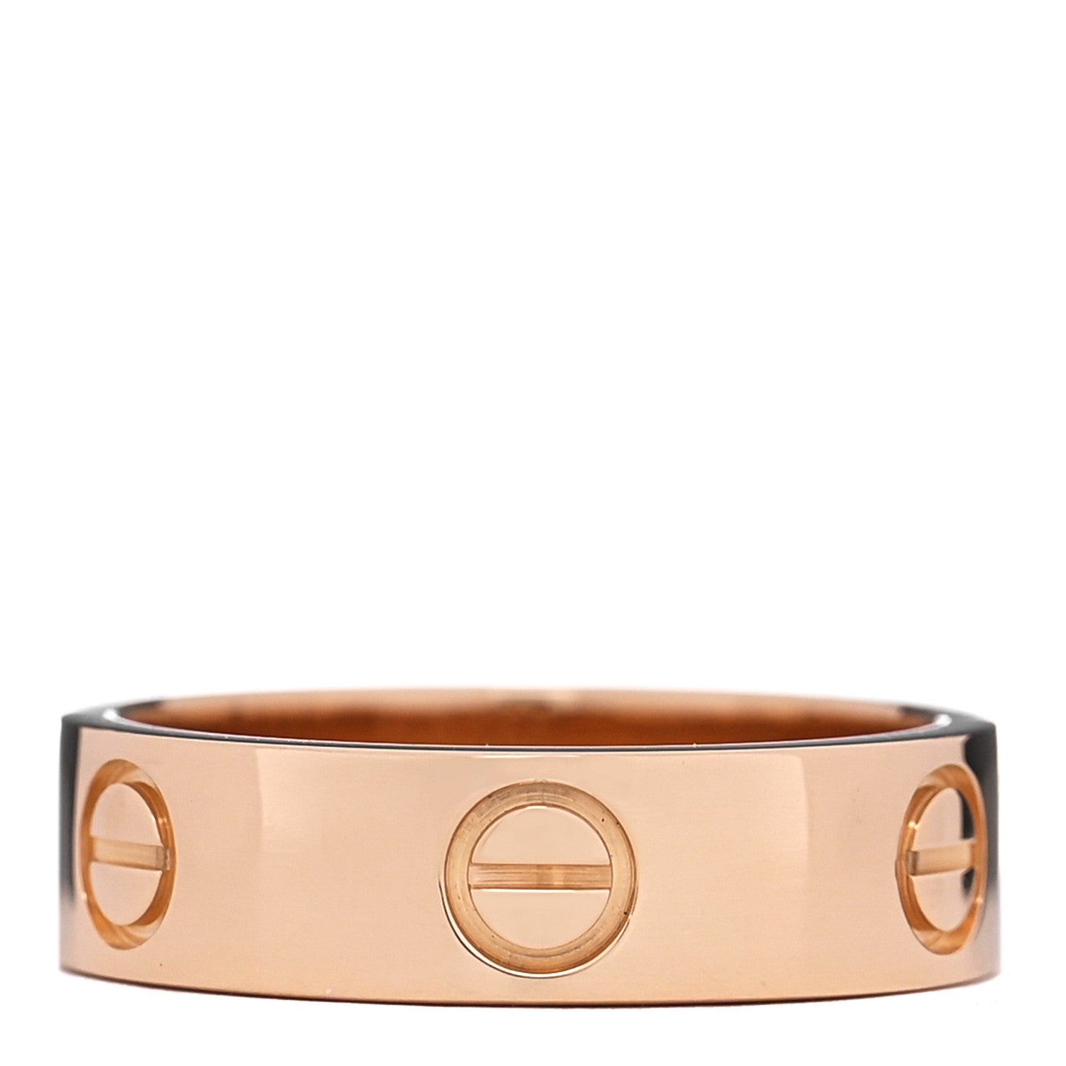 Cartier 18K Pink Gold 5.5mm LOVE Ring 56 7.5 1 of 4