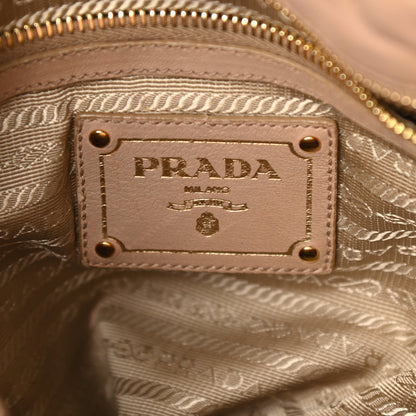 Prada Nappa Bow Tote Beige 6 of 12