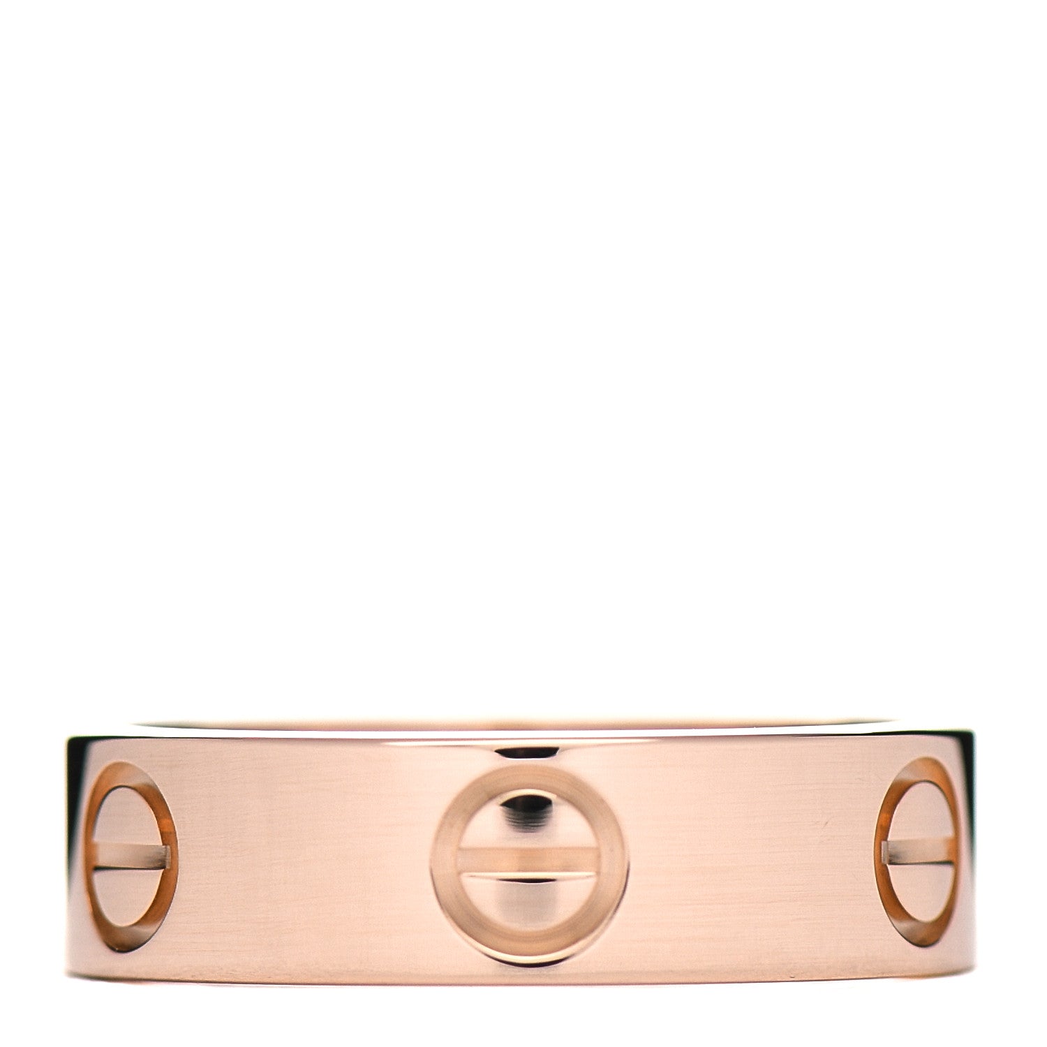 Cartier 18K Pink Gold 5.5mm LOVE Ring 53 6.5 1 of 5