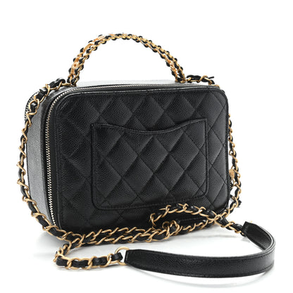 Chanel Caviar Quilted Small Pick Me Up Vanity Case Black 3 of 11