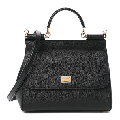 Dolce & Gabbana Dauphine Medium Miss Sicily Satchel Black 1 of 10