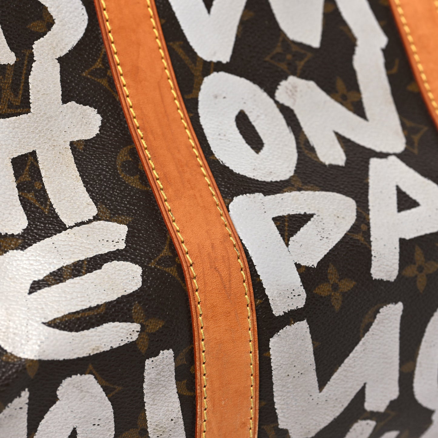 Monogram Graffiti Keepall 50 Silver