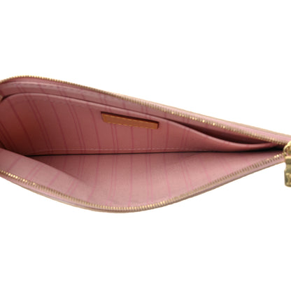 Louis Vuitton Damier Azur Neverfull MM GM Pochette Rose Ballerine 5 of 6