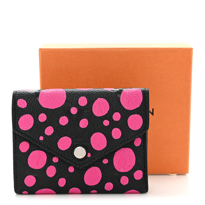 Louis Vuitton LV X YK Empreinte Monogram Victorine Wallet Black Fuchsia 9 of 9