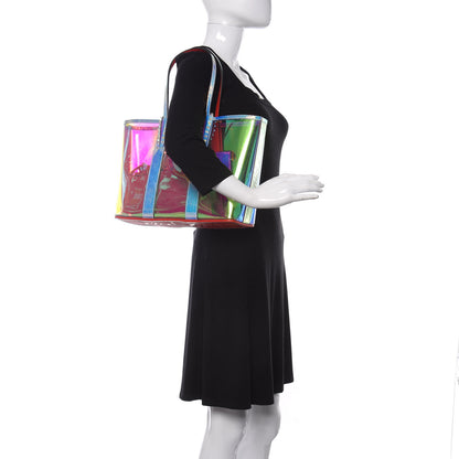 Christian Louboutin PVC Spikes East West Cabata Tote Clear Multicolor 2 of 11