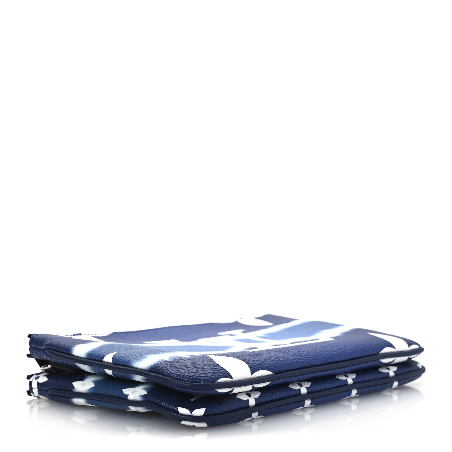 Louis Vuitton Monogram Giant Escale Double Zip Pochette Blue 4 of 13