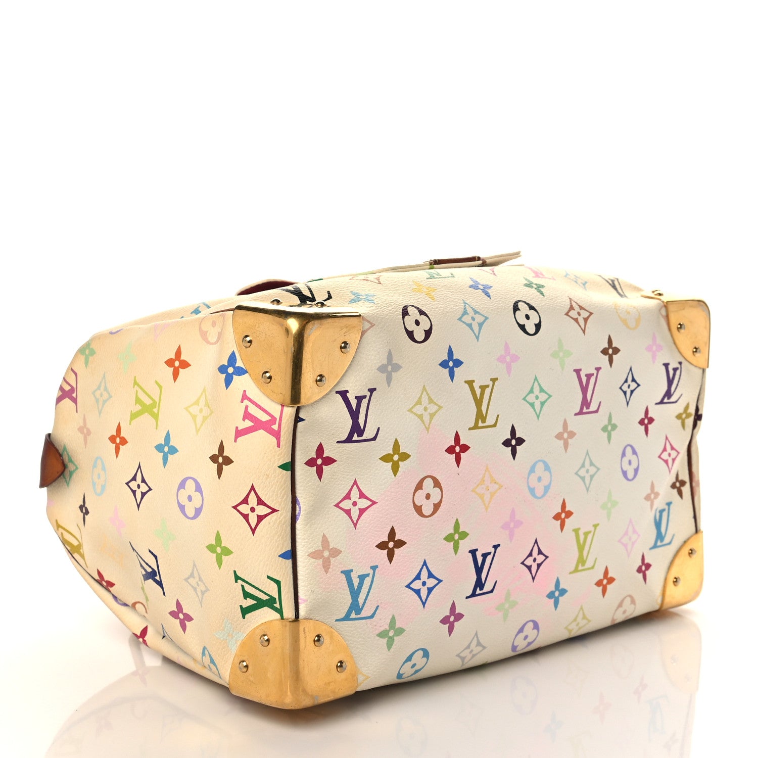Louis Vuitton Monogram Multicolor Speedy 30 White 3 of 13