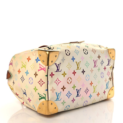 Louis Vuitton Monogram Multicolor Speedy 30 White 3 of 13