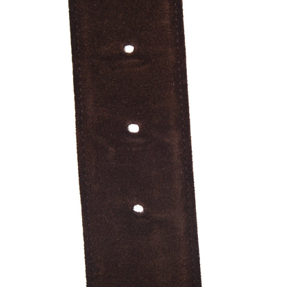 Chanel Suede CC Belt 75 30 Dark Brown 5 of 8