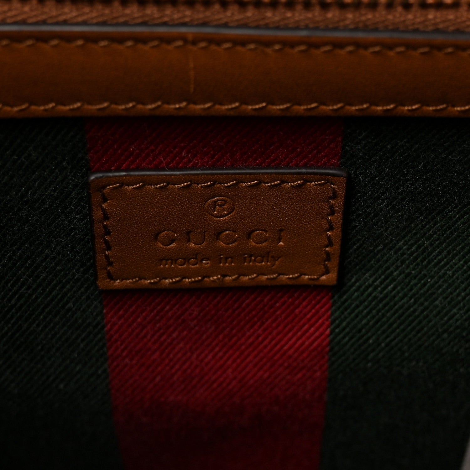 Gucci GG Icon Monogram Padlock Shoulder Bag Beige Dark Brown 6 of 9
