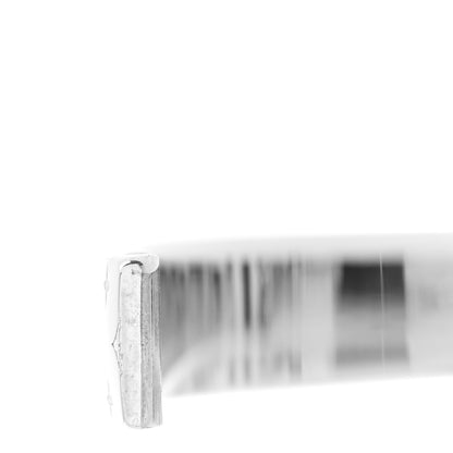 Louis Vuitton Brass Palladium Plated Nanogram Cuff M Silver 6 of 7