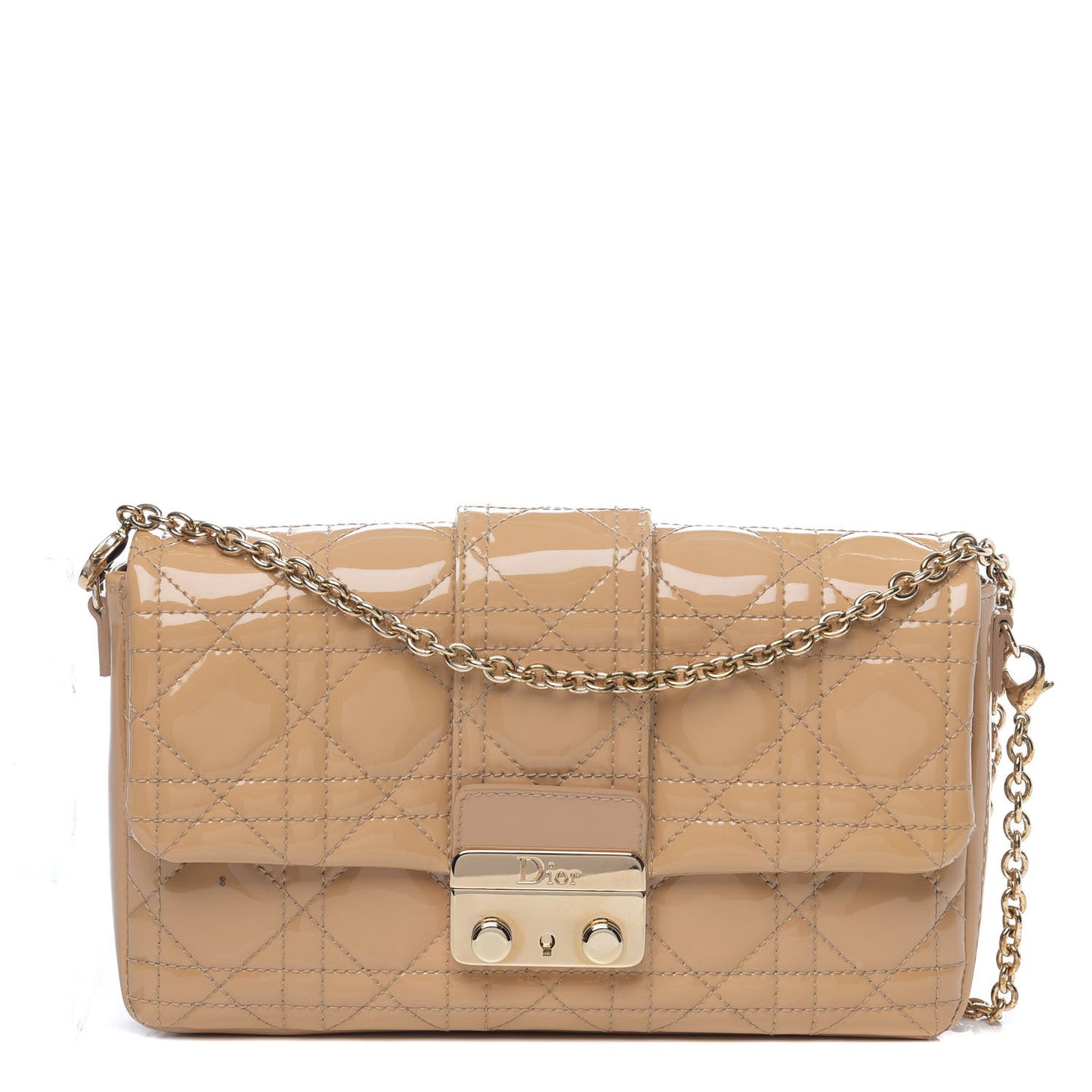 Patent Cannage New Lock Pouch Beige