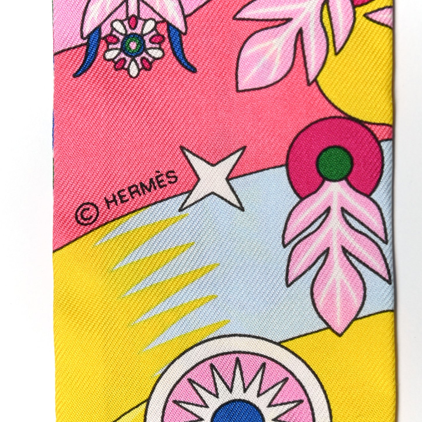 Silk La Source de Pegase Twilly Rose Vif Jaune Vif
