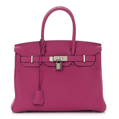 Hermes Togo Birkin 30 Rose Pourpre 1 of 12