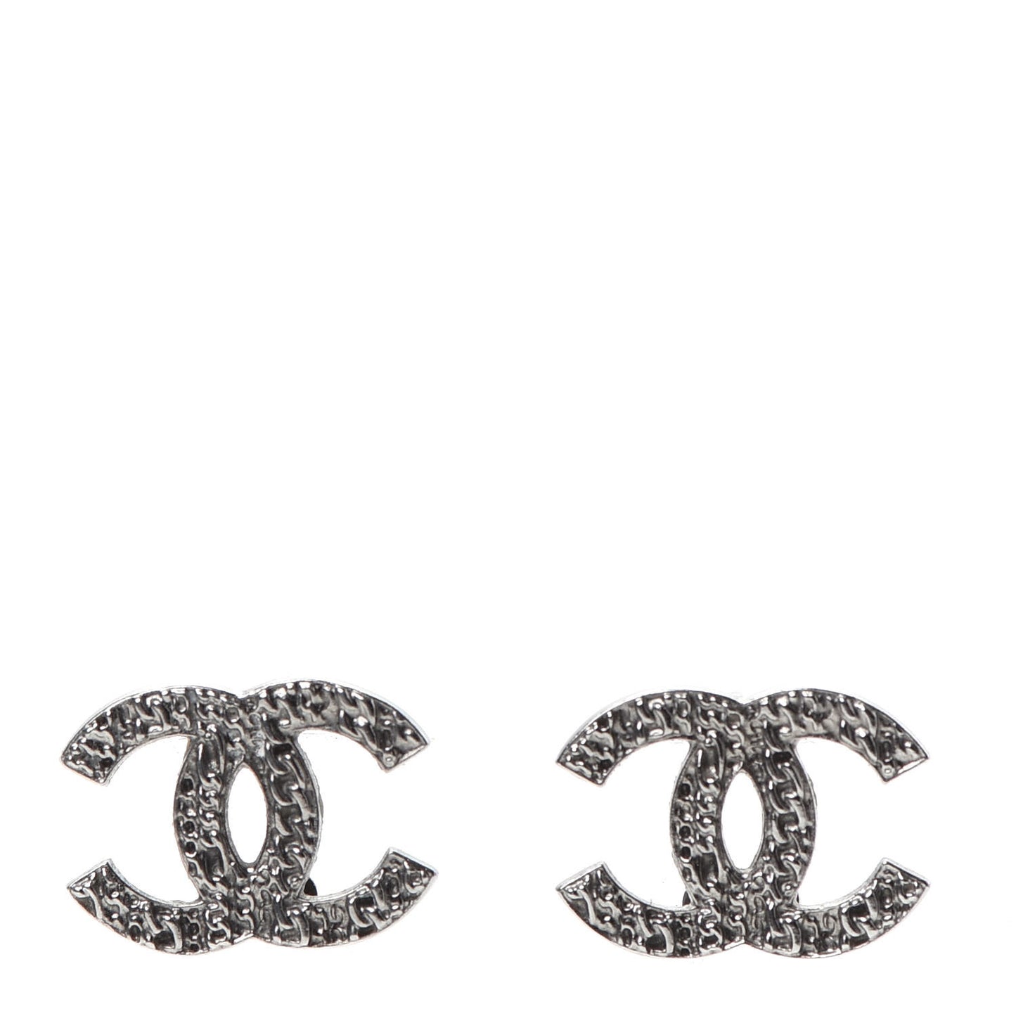 Ruthenium CC Chain Earrings