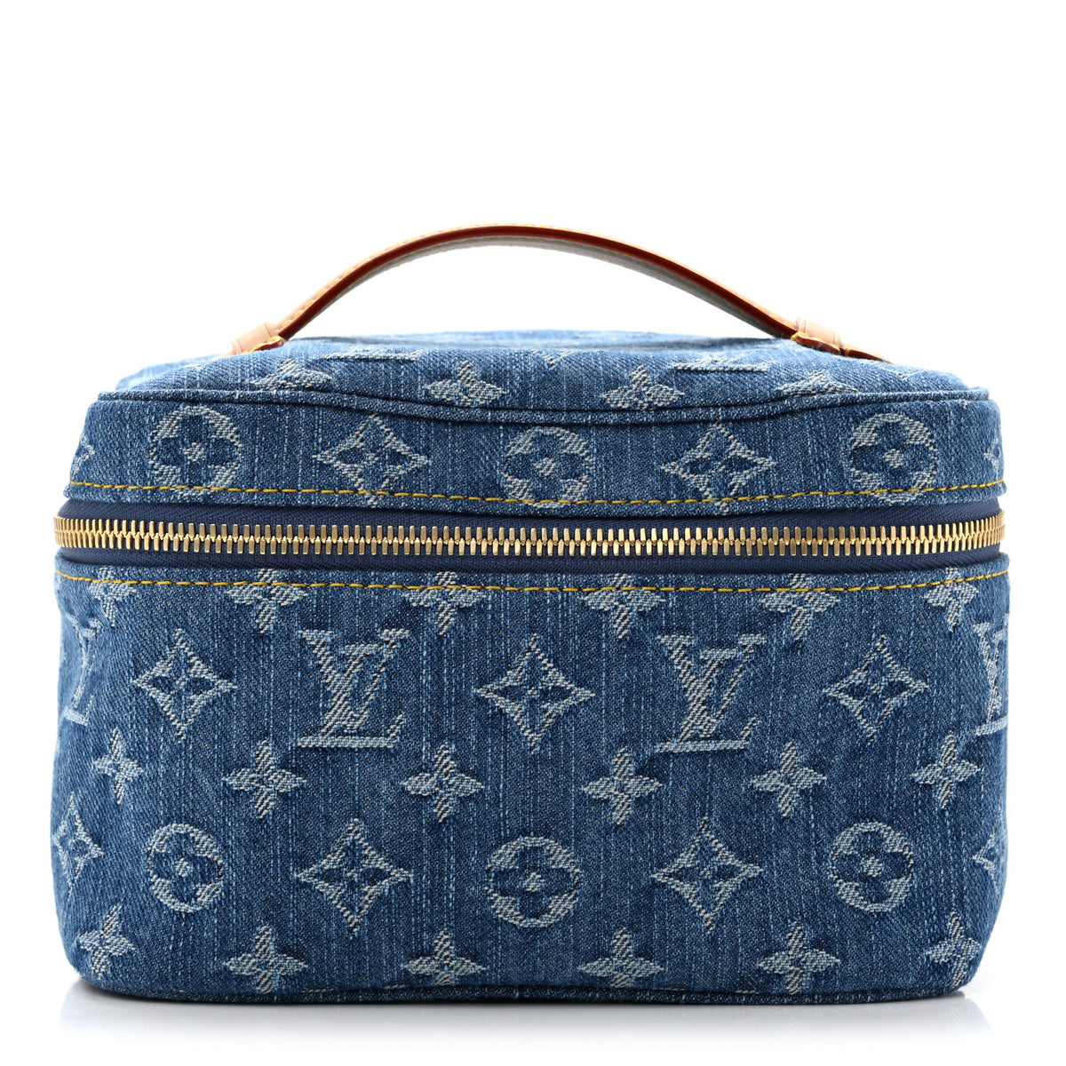 Monogram Denim Nice Mini Vanity Blue