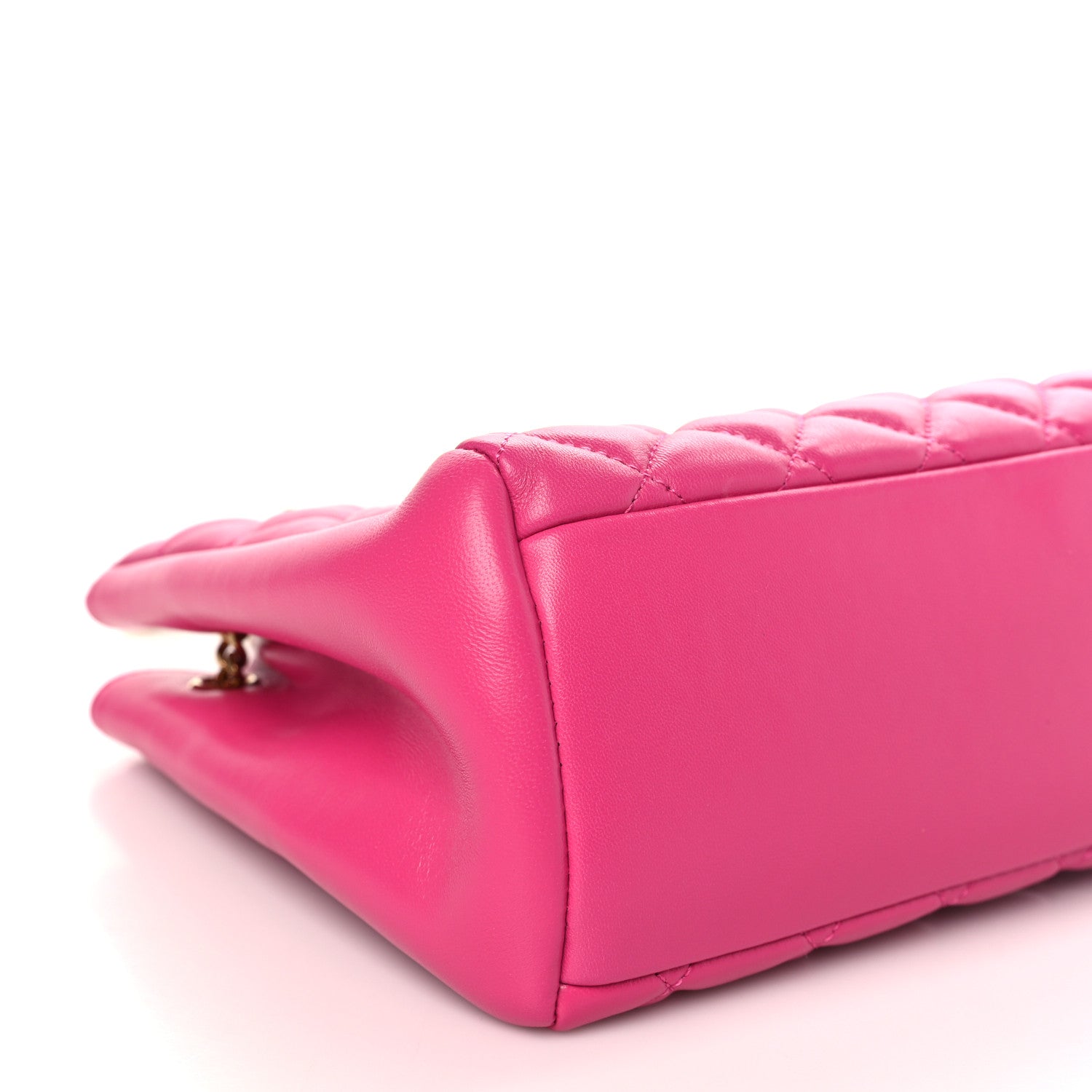 Versace Nappa Quilted Medusa Chain Shoulder Bag Pink 7 of 8