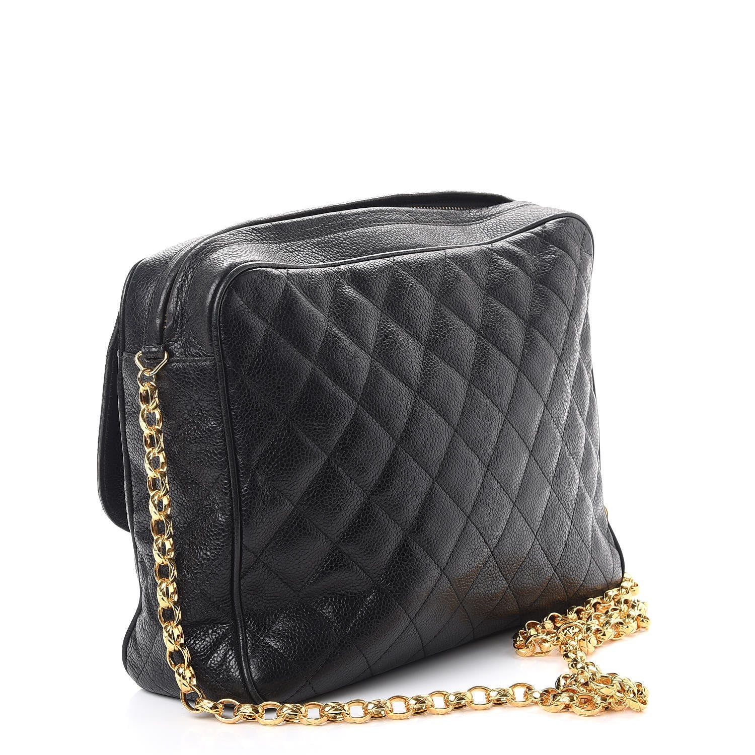 Chanel Caviar Quilted Camera Case Black 3 of 10